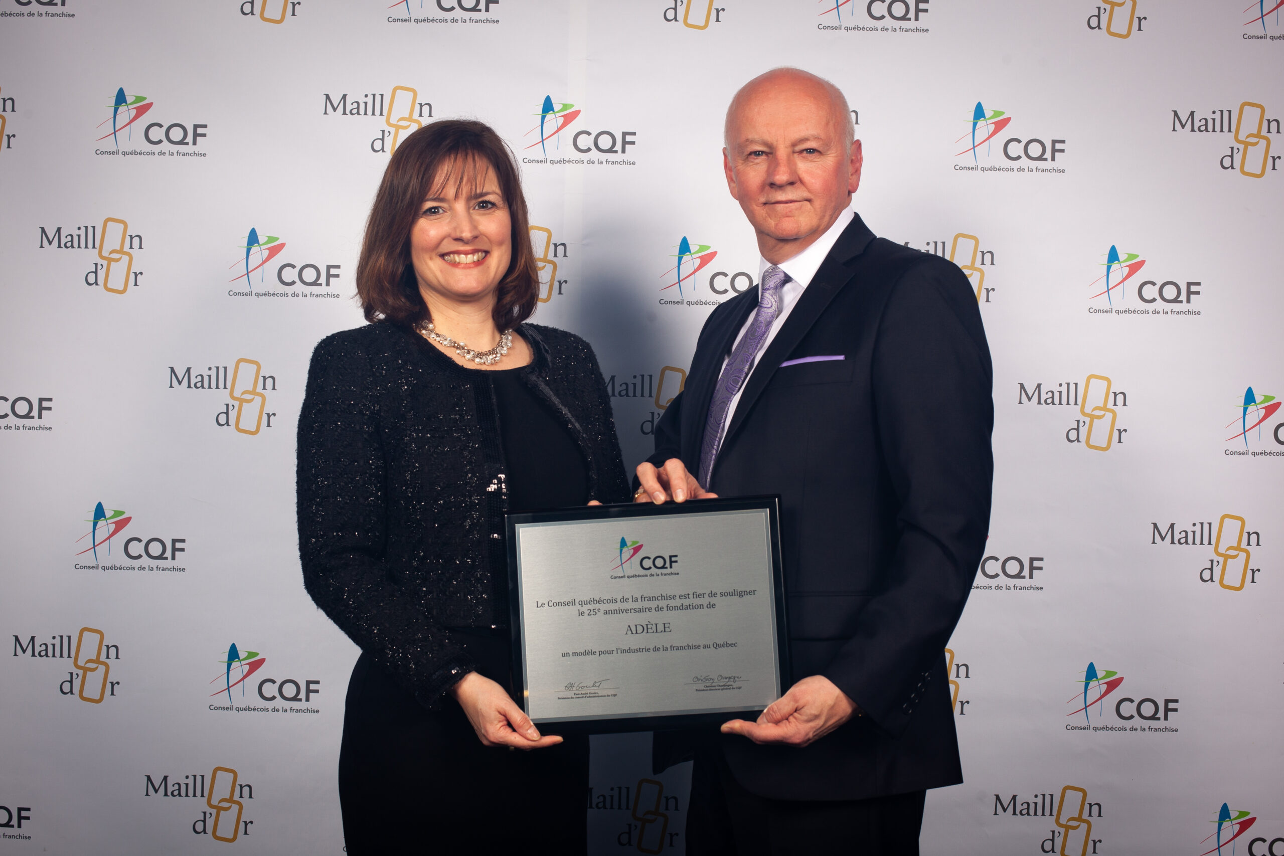 Les fondateurs honorés par le CQF